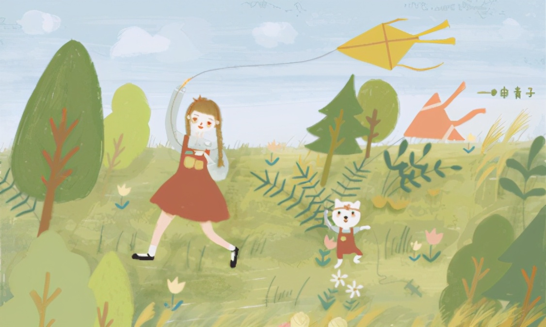 小朋友眼中的春天是什么样的图画,你眼中的春天是什么样子二年级