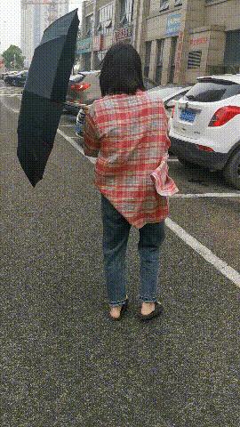 机械自动伞用法,自动收放机械伞