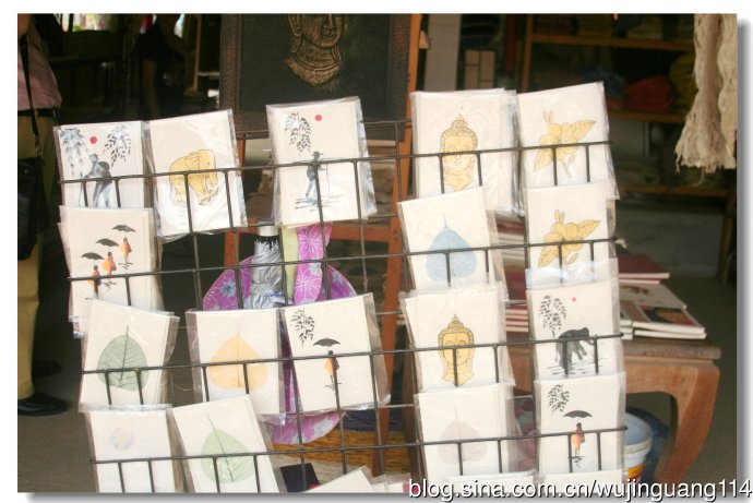 老挝最值得买的纪念品,老挝手工纸工艺品
