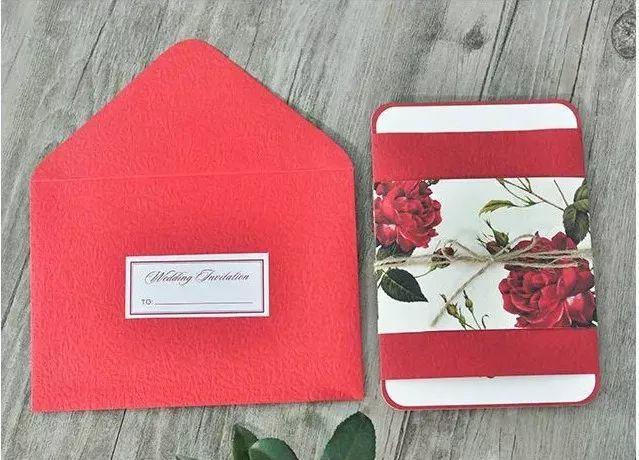 独特大气的婚礼请柬,简单高级婚礼请柬模板