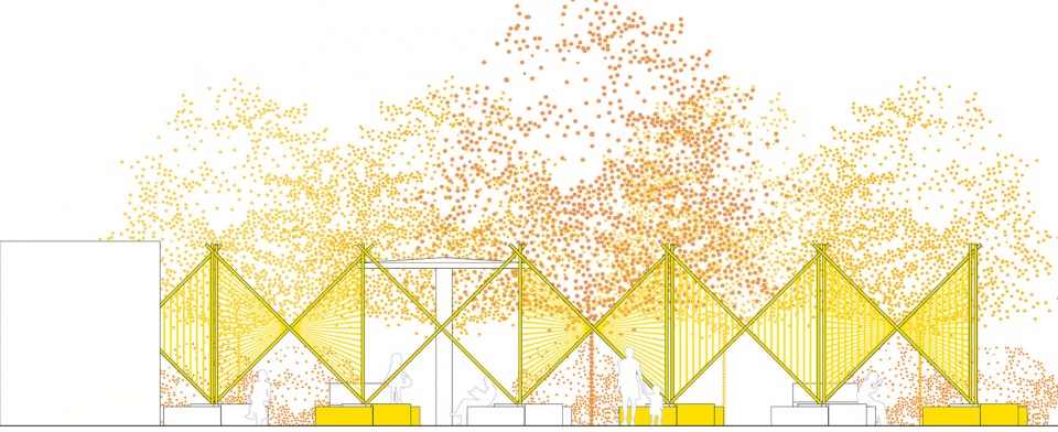 “篝火”空间装置，深圳/MAT超级建筑事务所