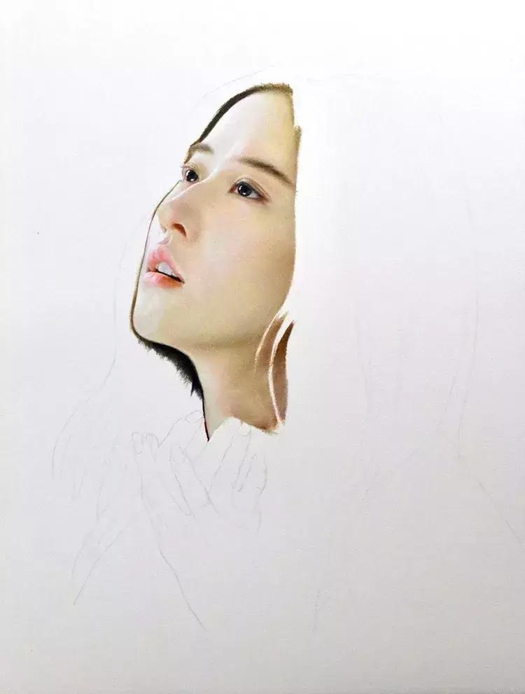 惊艳的彩铅画兔子,惊艳唯美的彩铅画