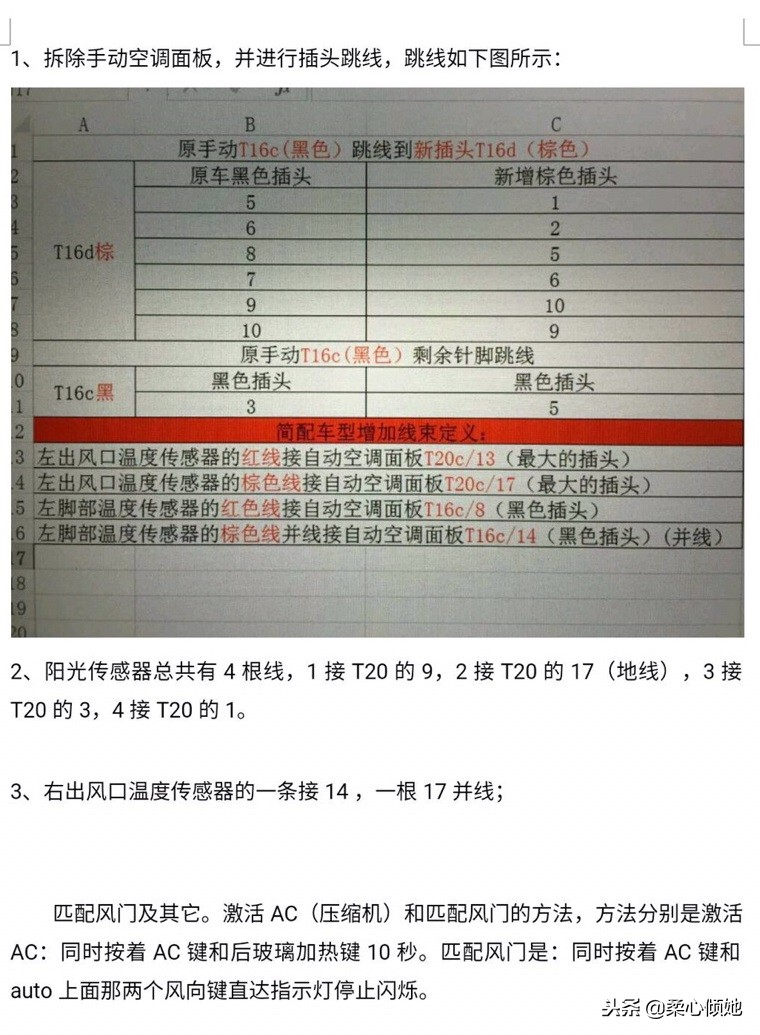 高尔夫7rline空调怎么用,高尔夫7手动空调改自动空调