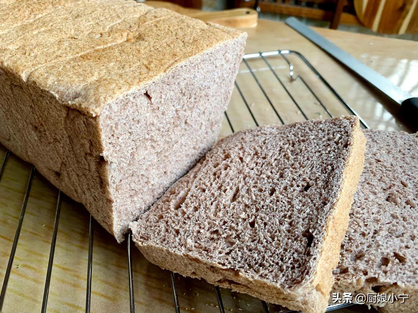 全麦面包不硬的配方,全麦面包软不软