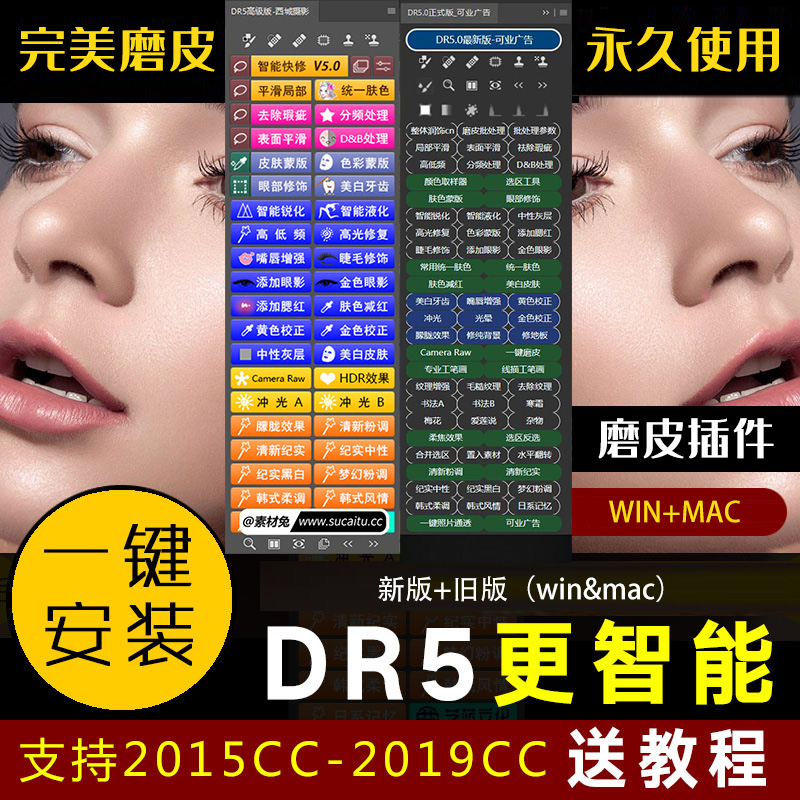 dr5人像磨皮插件安装,dr5磨皮插件下载与安装