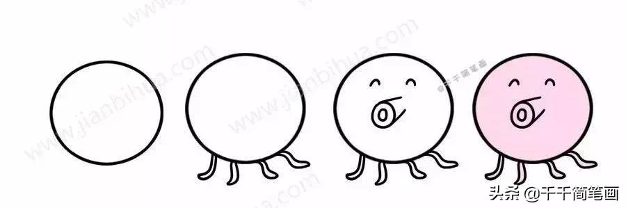 超级可爱的简笔画动物头像,呆萌小动物头像图片简笔画