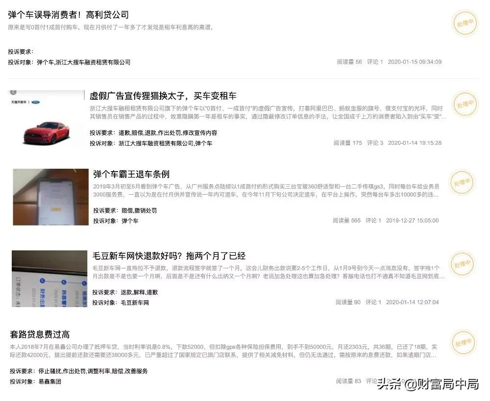 首付比例低车型,首付比例低