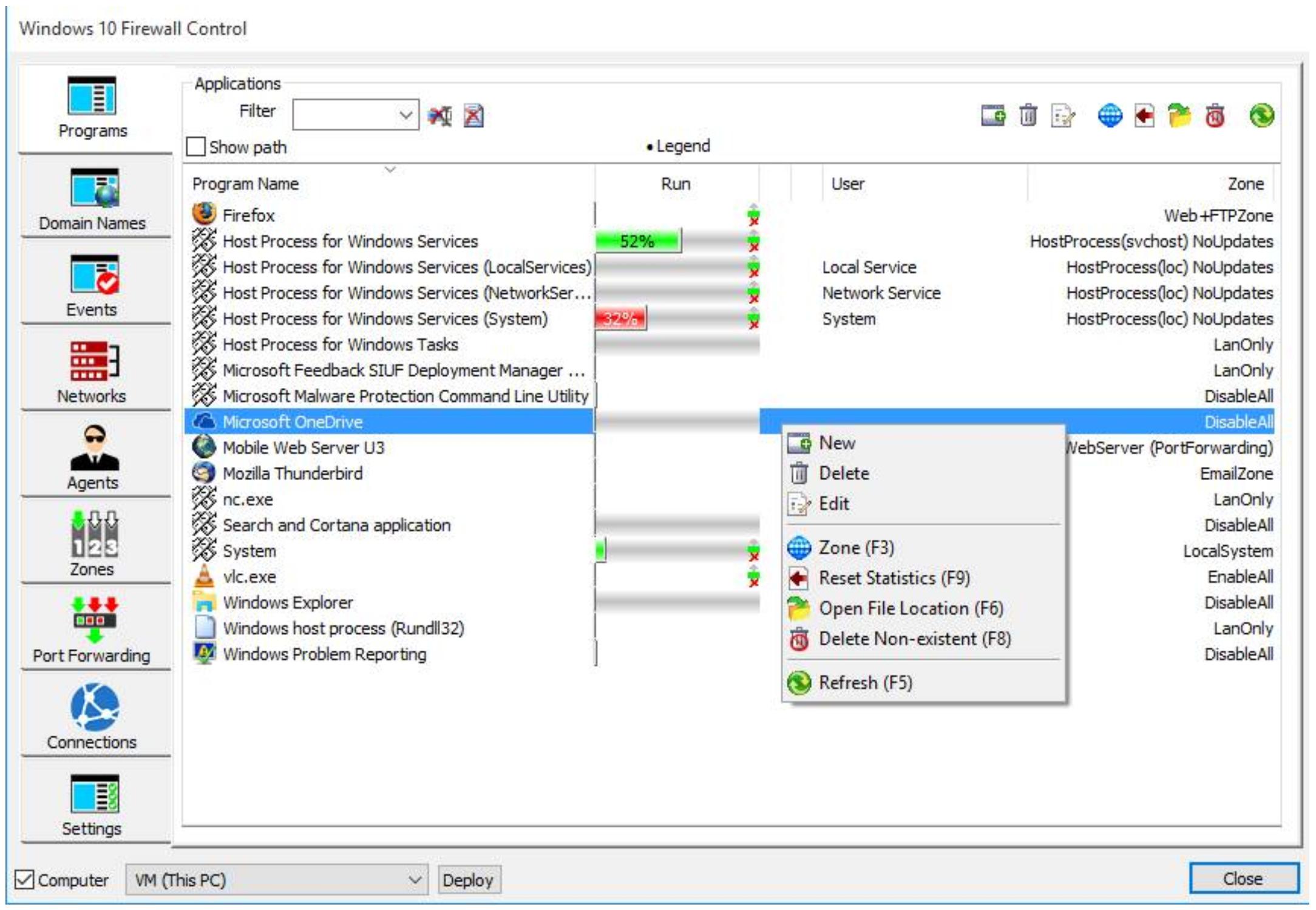 windows10关闭防火墙开发者,windows10防火墙设置拦截规则