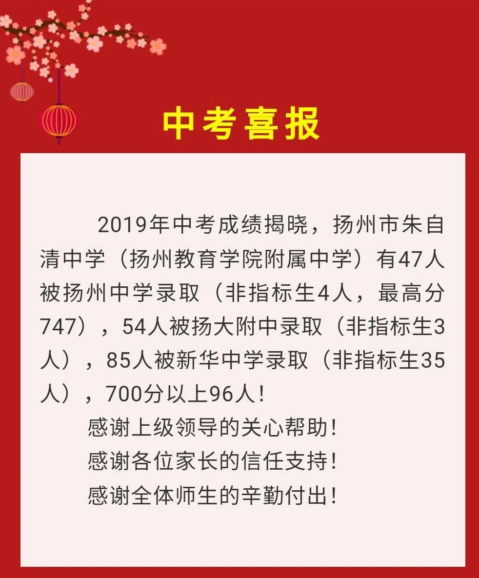 扬州树人中学扬中指标生多少,扬州树人中学中考指标名额