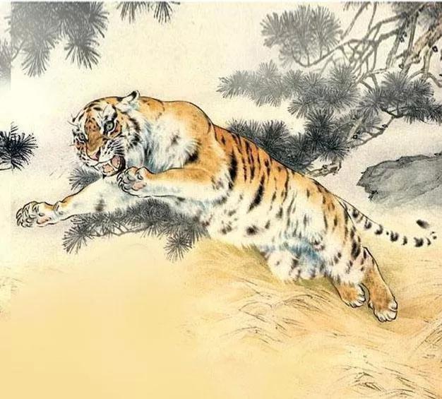 刘继卣画老虎,刘继卣的老虎画得最好