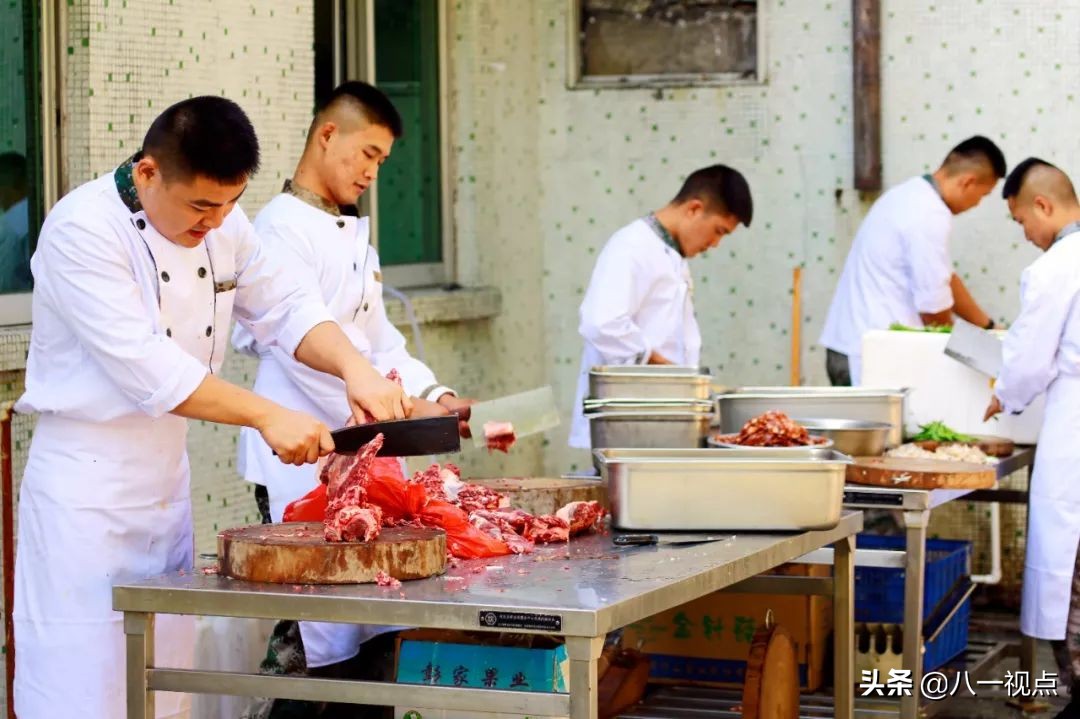 真实的部队伙食,最高规格的部队伙食
