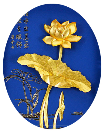 贴金箔的画,给画加画框多少钱