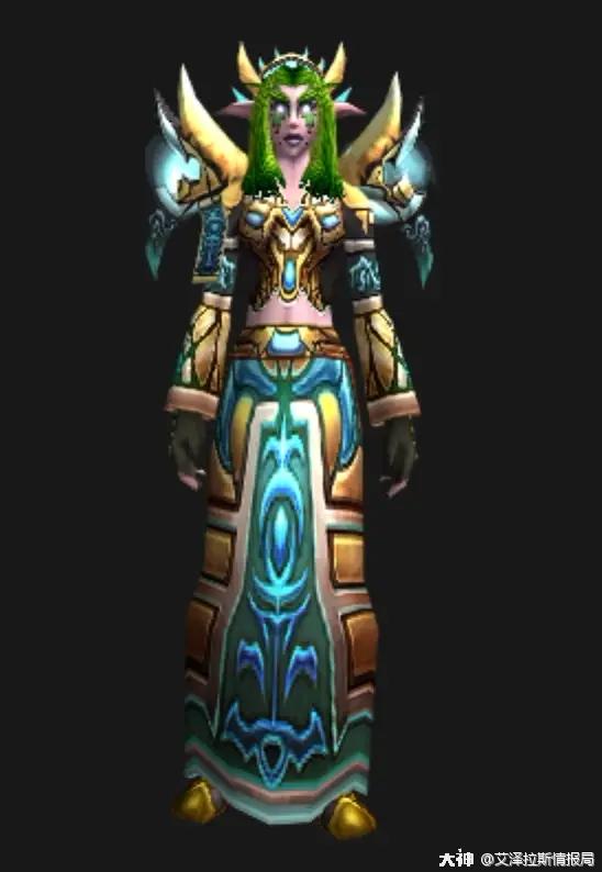 魔兽世界60年代牧师套装,怀旧服牧师t0套装