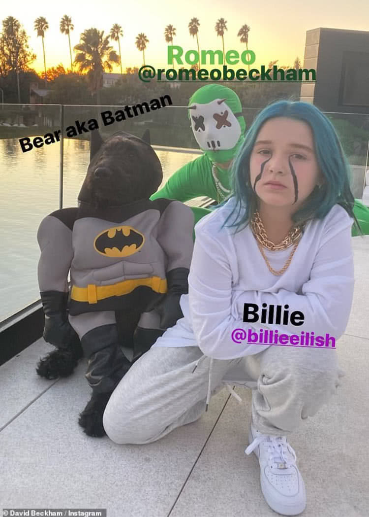 贝克汉姆一家宠小七,超级奶爸贝克汉姆和小七公主