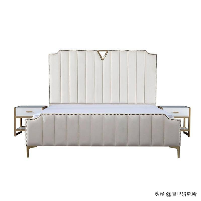 布艺床款式推荐,简单实用布艺床