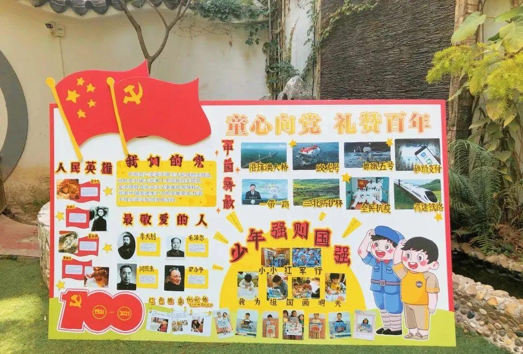 童心向党幼儿园建党节创意视频,童心向党100周年幼儿园活动