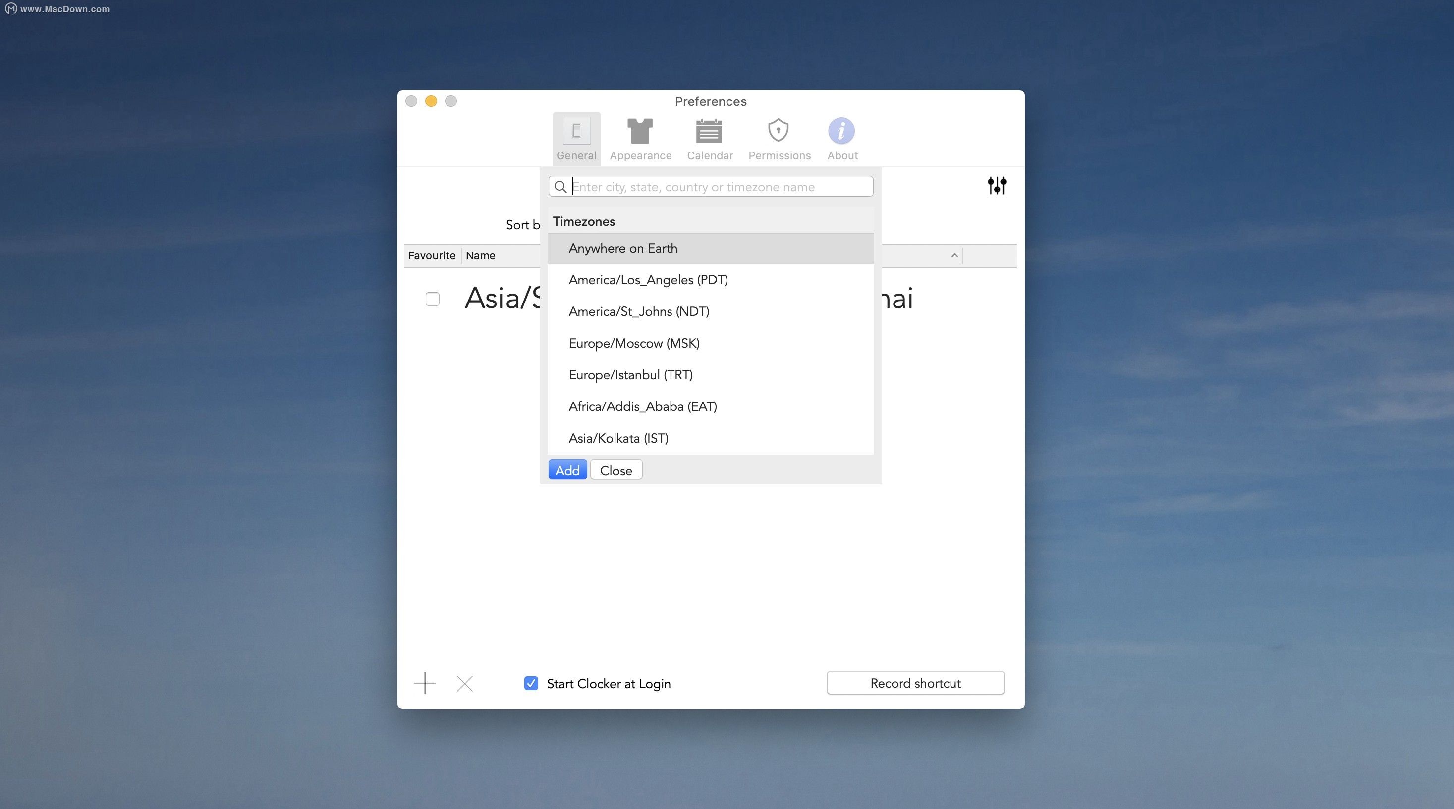 ClockerforMac,世界时钟软件
