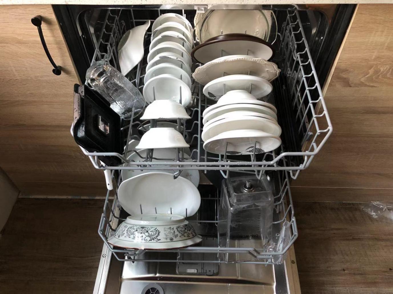 美的集成洗碗机强排水处理垃圾,美的l3洗碗机自清洁