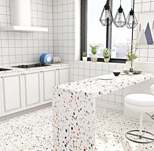 客厅最新流行的水泥地面水磨石,现在还流行水磨石地面吗