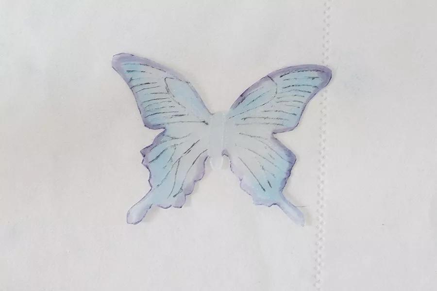 热缩片蝴蝶制作教程,热缩板耳环制作教程