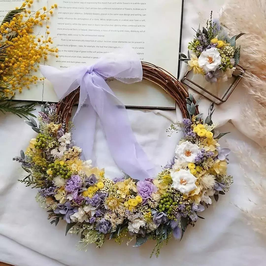 客厅干花布置,客厅干花摆放设计