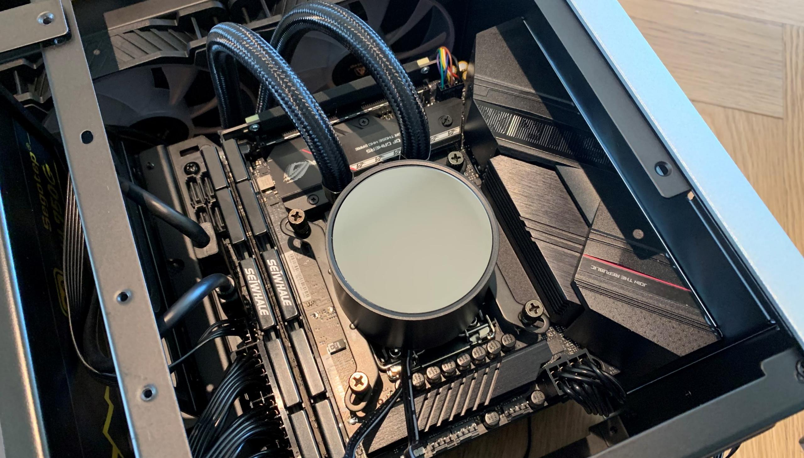 乔思伯tk1水冷装机,乔思伯i100pro