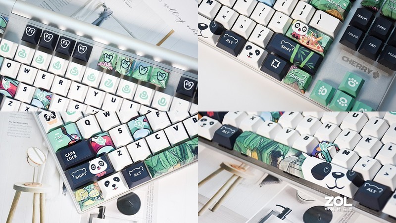 国风涂装键盘,樱桃mx1.1红轴机械键盘测评