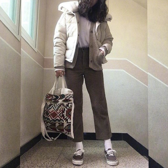 穿搭技巧显瘦显高穿什么裤,显瘦加绒裤遮肉显瘦穿搭