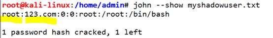 KaliLinux学习笔记（密码破解篇）