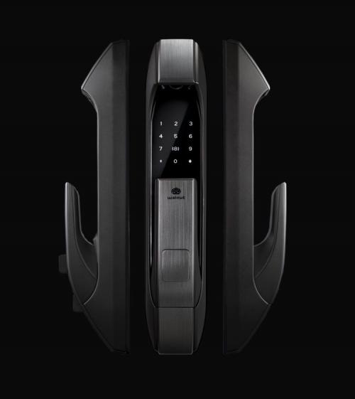 猪年精品：核桃智能锁匹配CEI铸铝钢木装甲门很受高端消费者喜欢