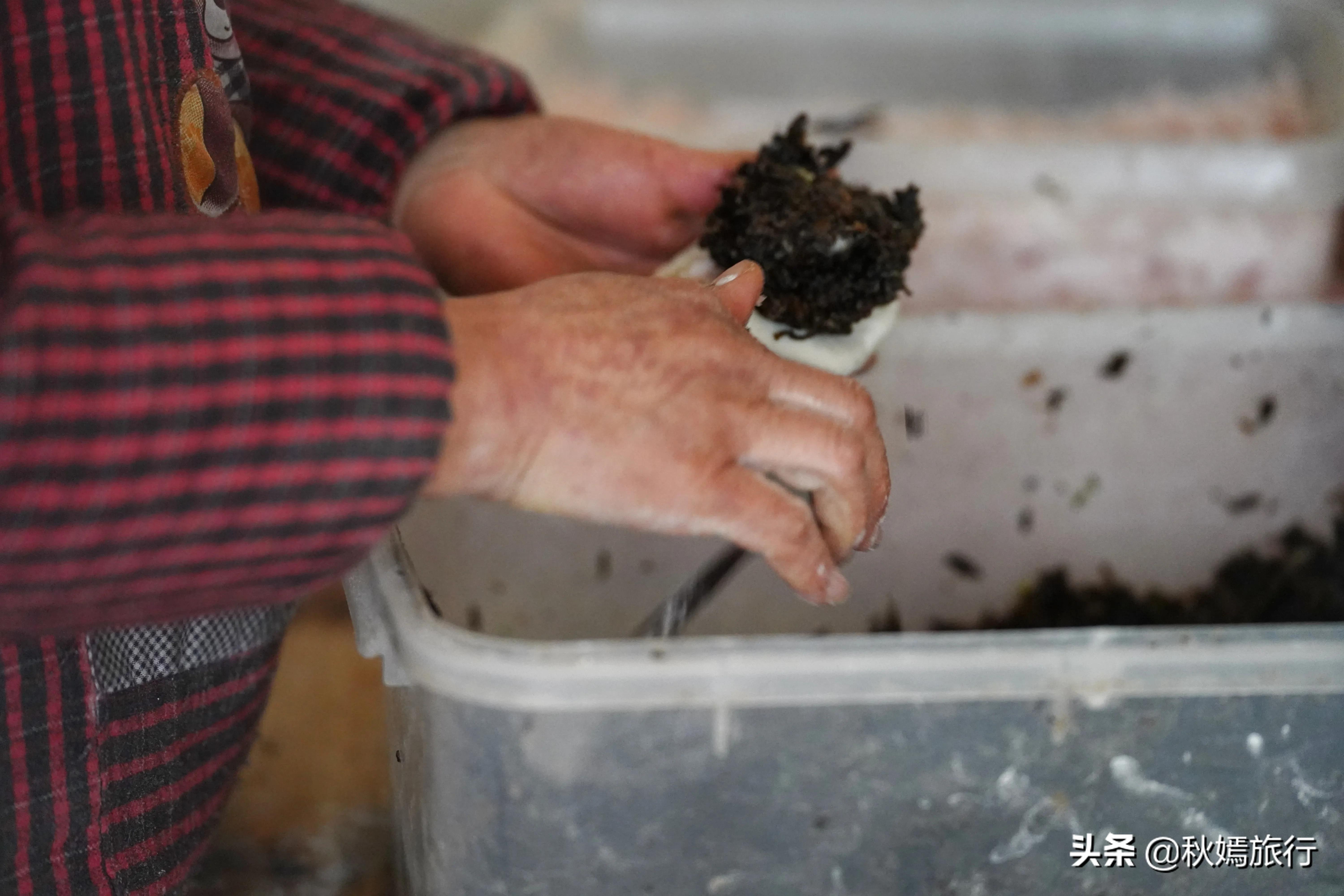 冬游常熟燕园赏蜡梅花,方桥头梅干菜扣肉饼5元一只,顾客盈门