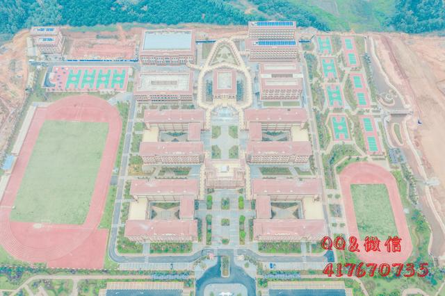 文昌学校清华附中操场,文昌清华附中照片