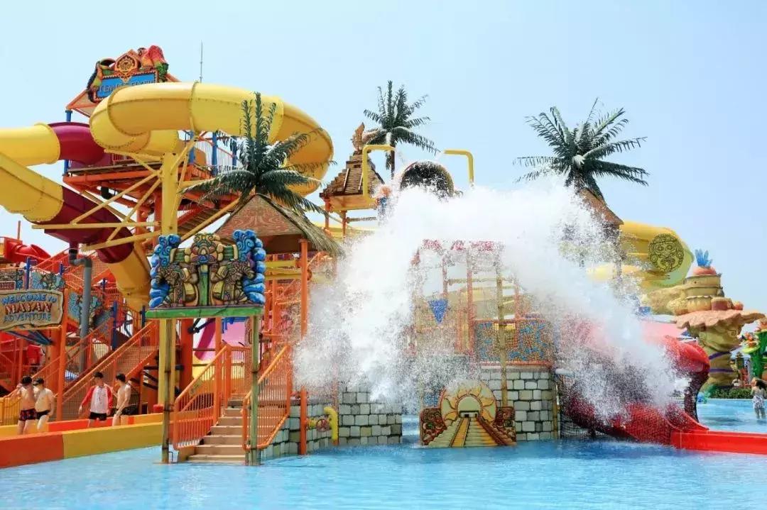 150000m²!天津欢乐谷的玛雅海滩水公园,真是太好玩了