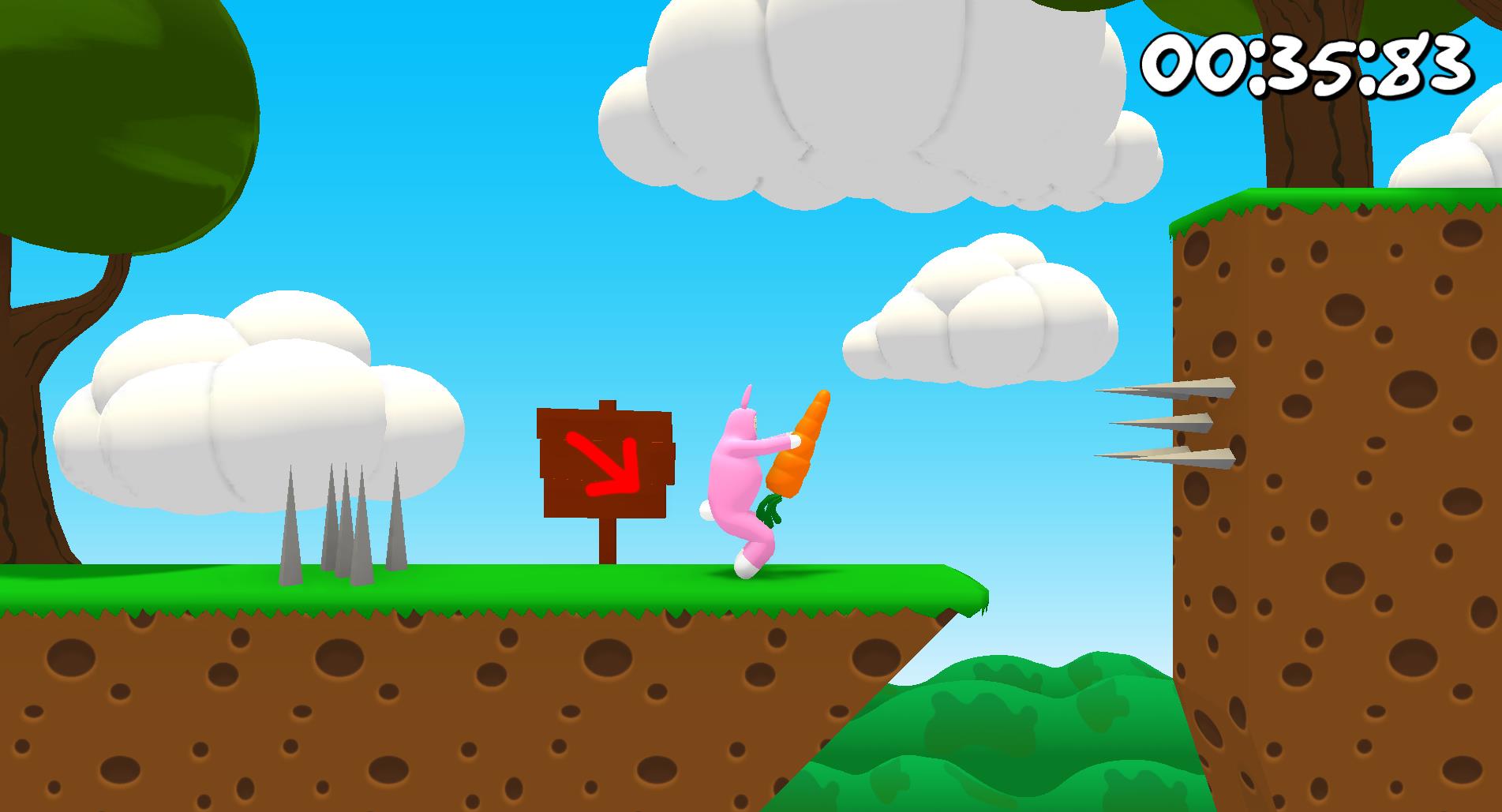 超级兔子人双人搞笑闯关游戏玩法,超级兔子人超魔性搞笑沙雕游戏