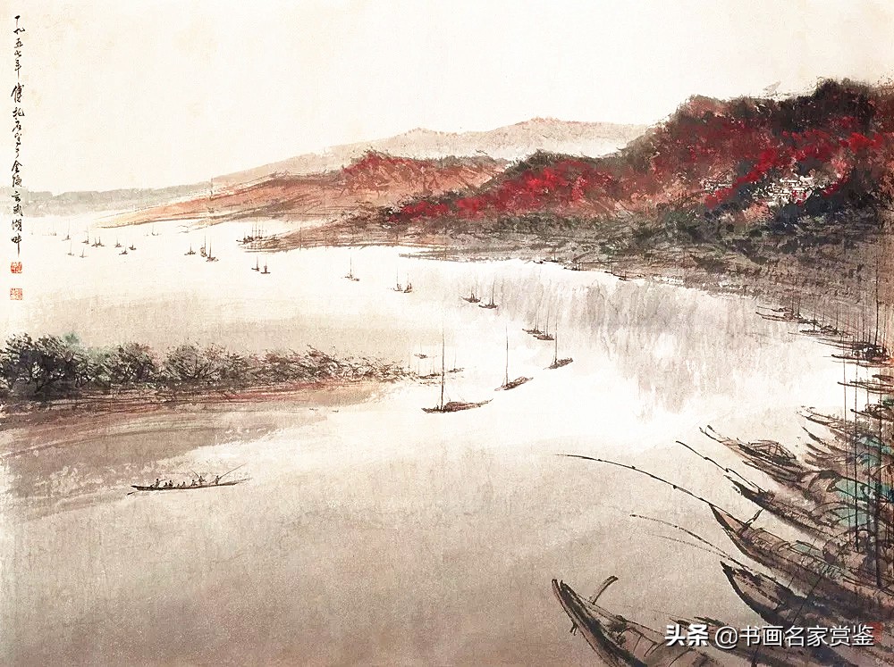 现代画家傅抱石关山月作品,近现代画家傅抱石作品有什么