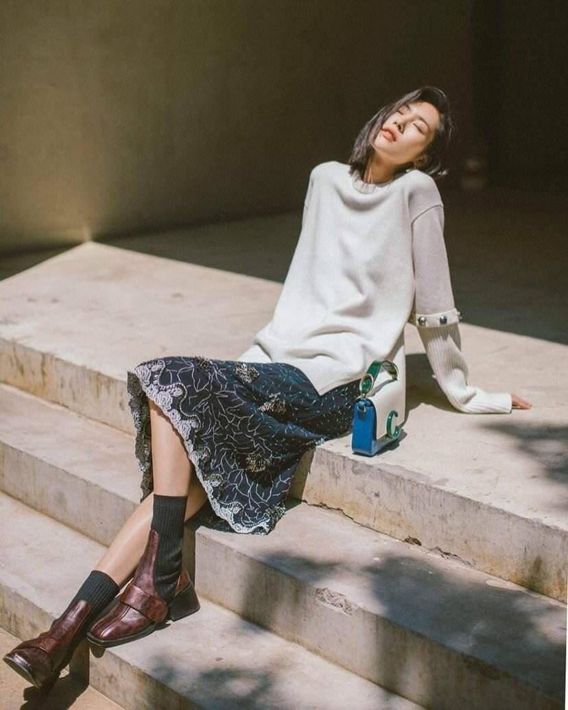 于谦老婆穿大褂,于谦穿搭图片大全