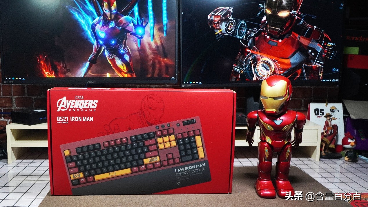 钢铁侠联名款TT机械键盘,ttg521机械键盘测评