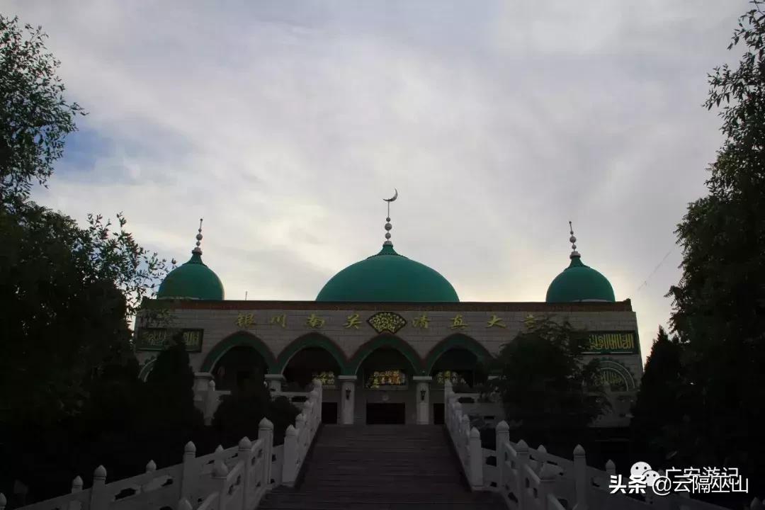 银川清真寺全景图,银川南关清真寺介绍