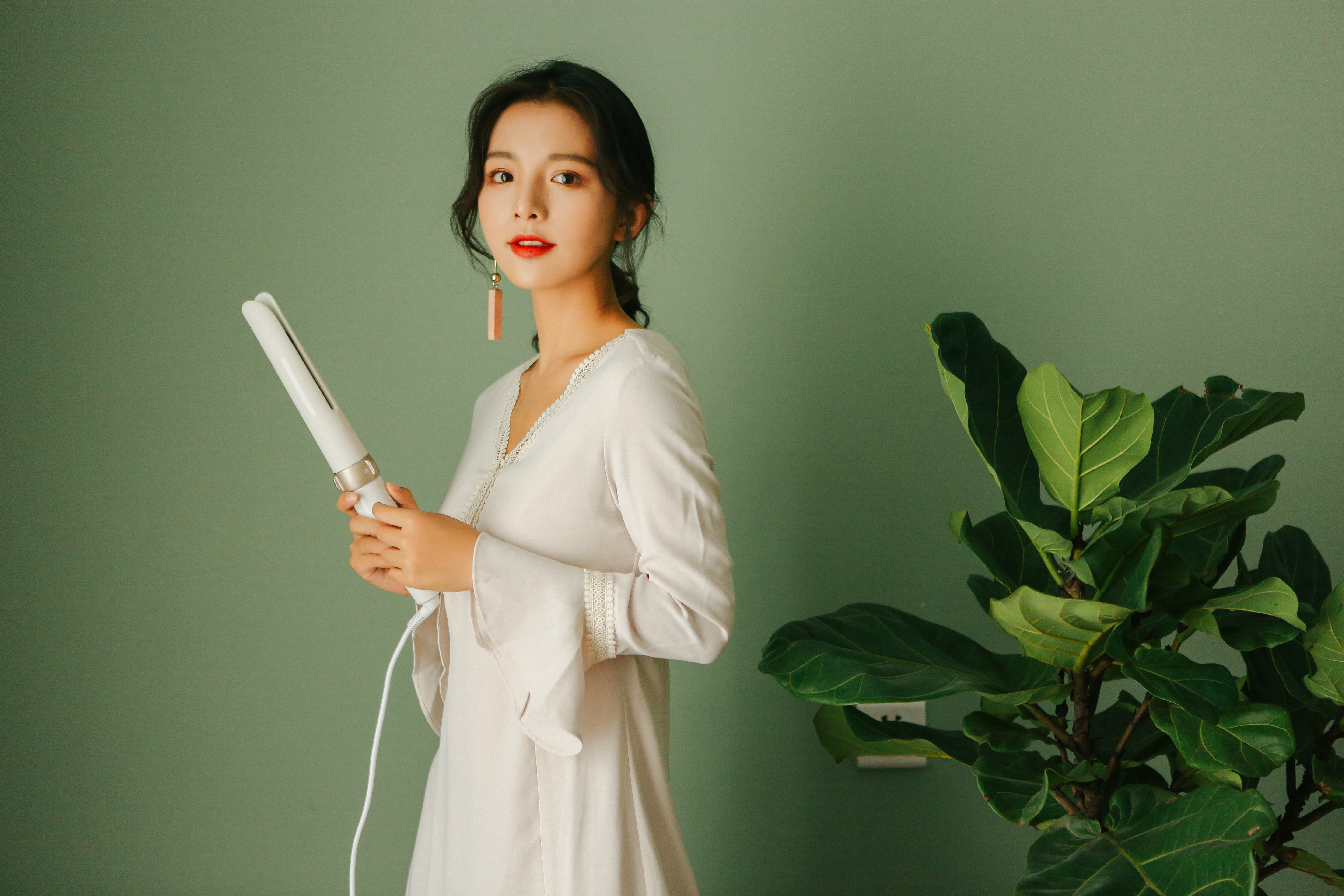 自动卷发棒太适合手残的小仙女了,短发懒人自动卷发棒