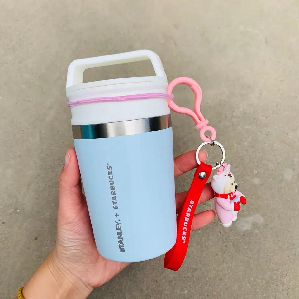 星巴克圣诞马克杯,星巴克2021哈士奇圣诞保温杯