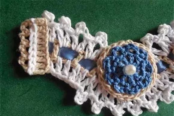 钩针耳环教程图解,钩针编织耳环图解