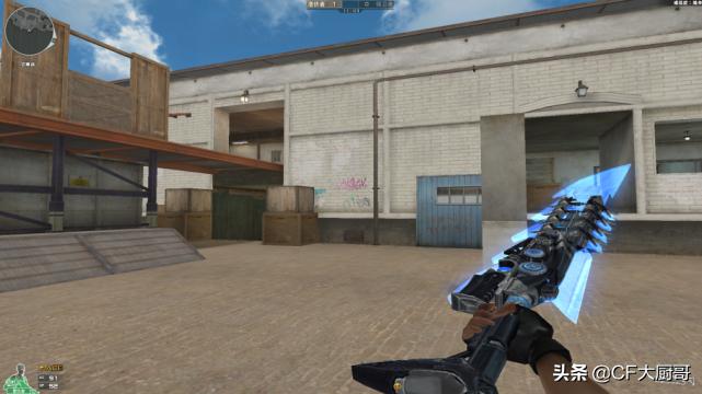 cf穿越火线紫月测评,cf破空冰刃手感