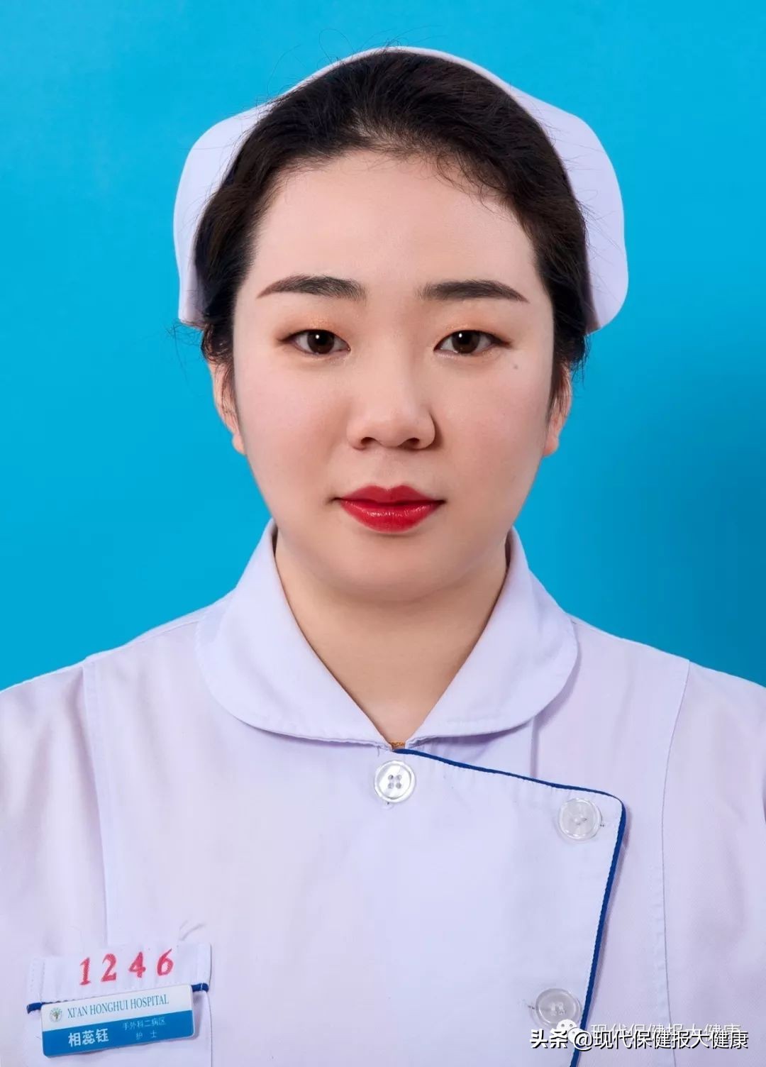 “比一比，哪家护士更靓丽”评选活动展示。