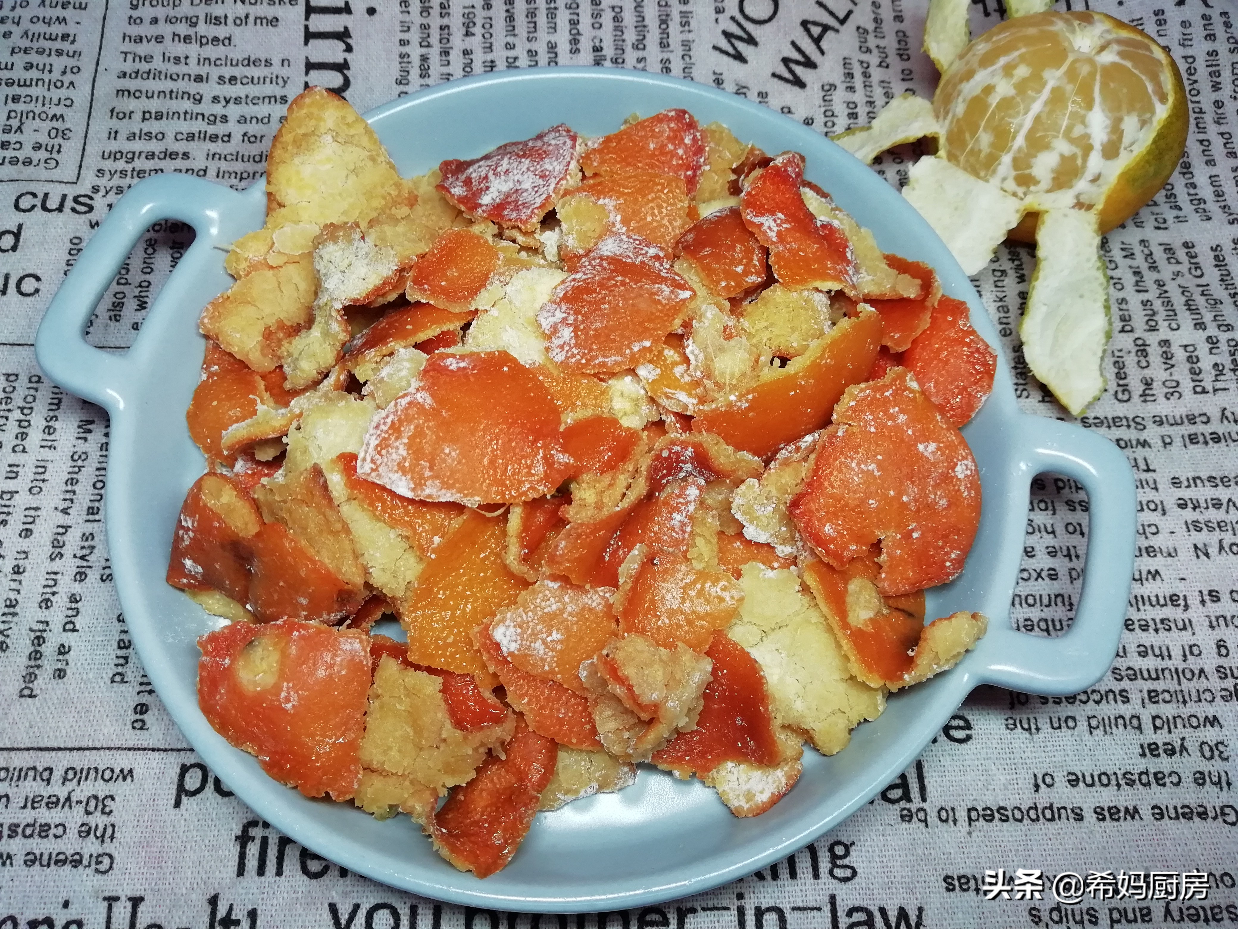 什么桔子做陈皮好自己在家做陈皮,橘子吃完皮可以怎么用