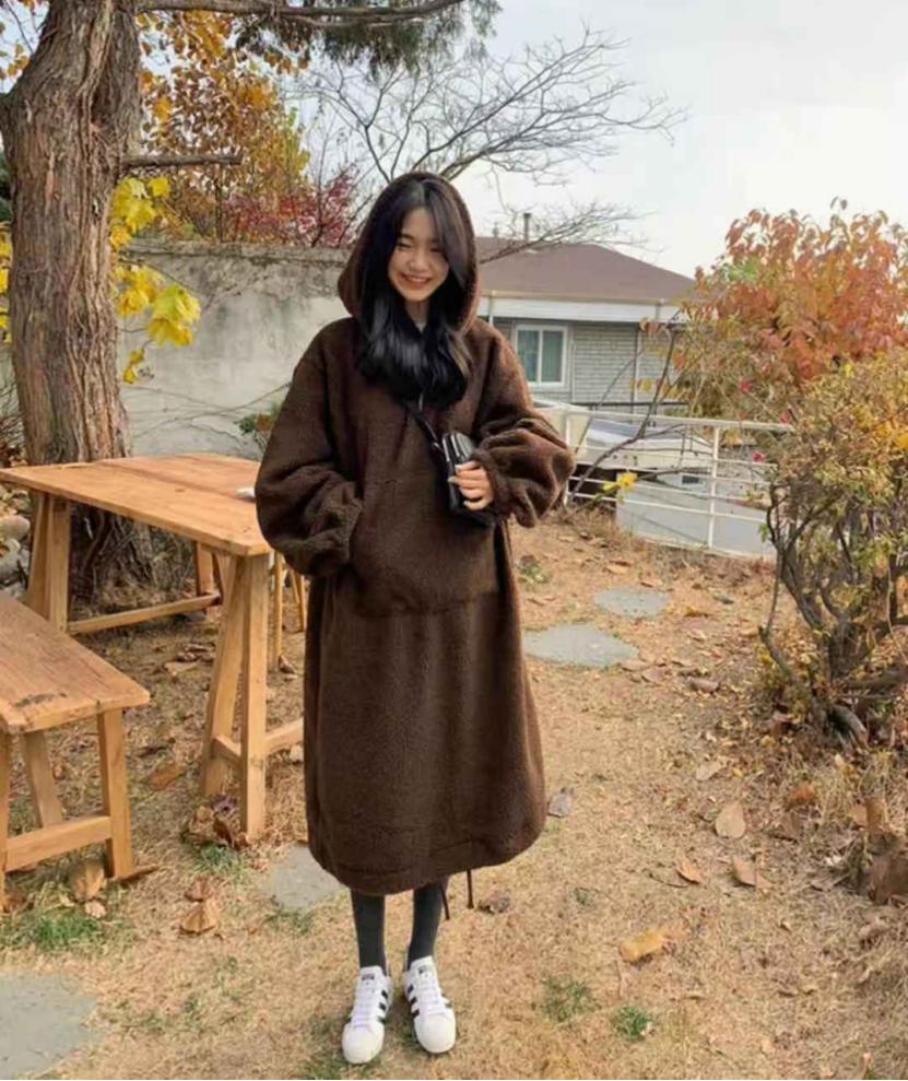 冬季女生韩系风穿搭技巧,韩系穿搭男友风冬季穿搭