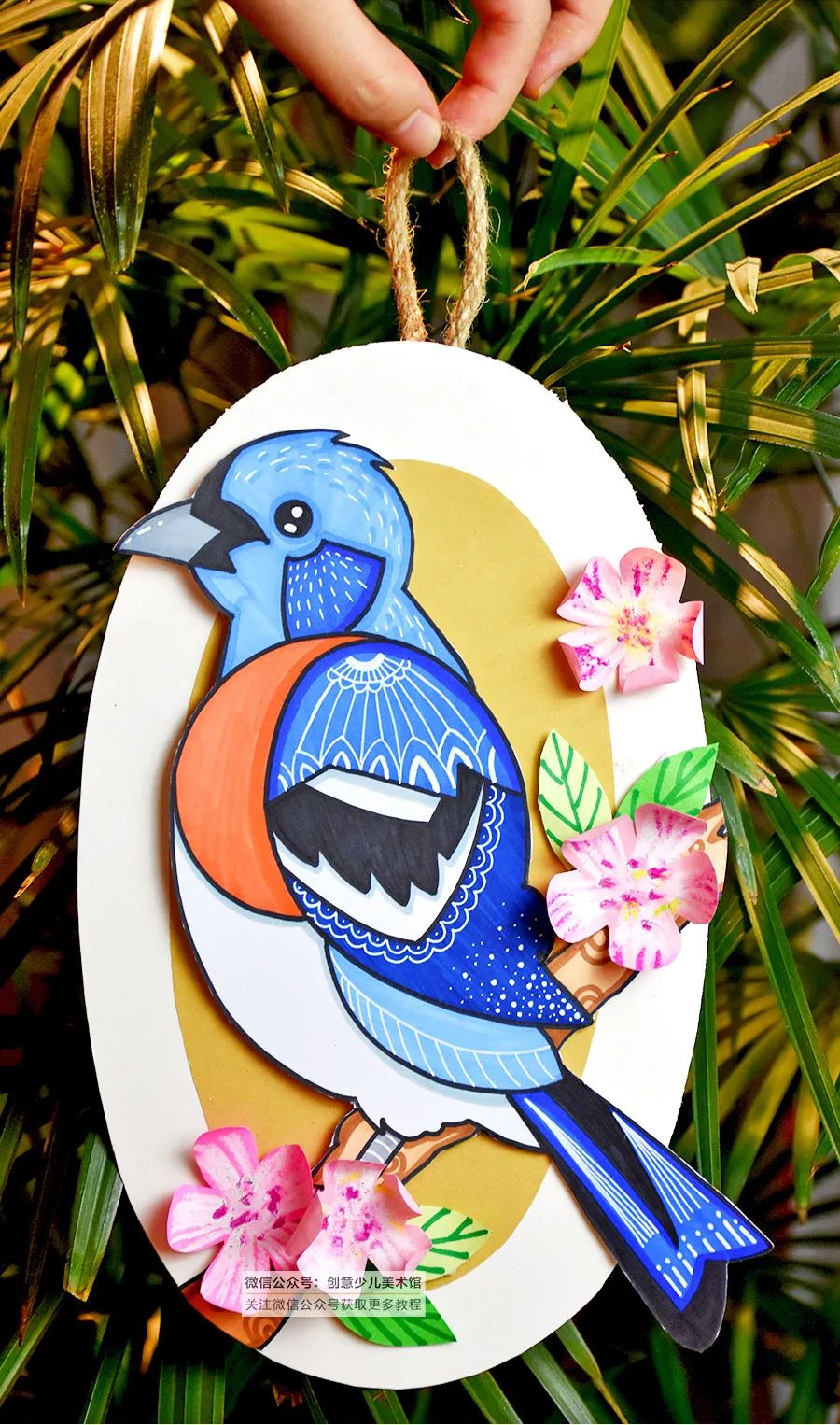 春天鸟语花香图片大全儿童画,鸟语花香儿童画简单又漂亮