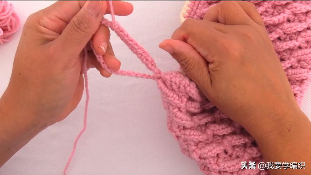 迷你小包包只用短针钩,简单钩针的小包包