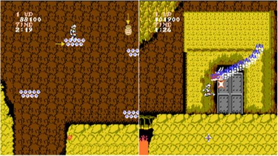 经典fc游戏通关魔界村,fc版魔界村