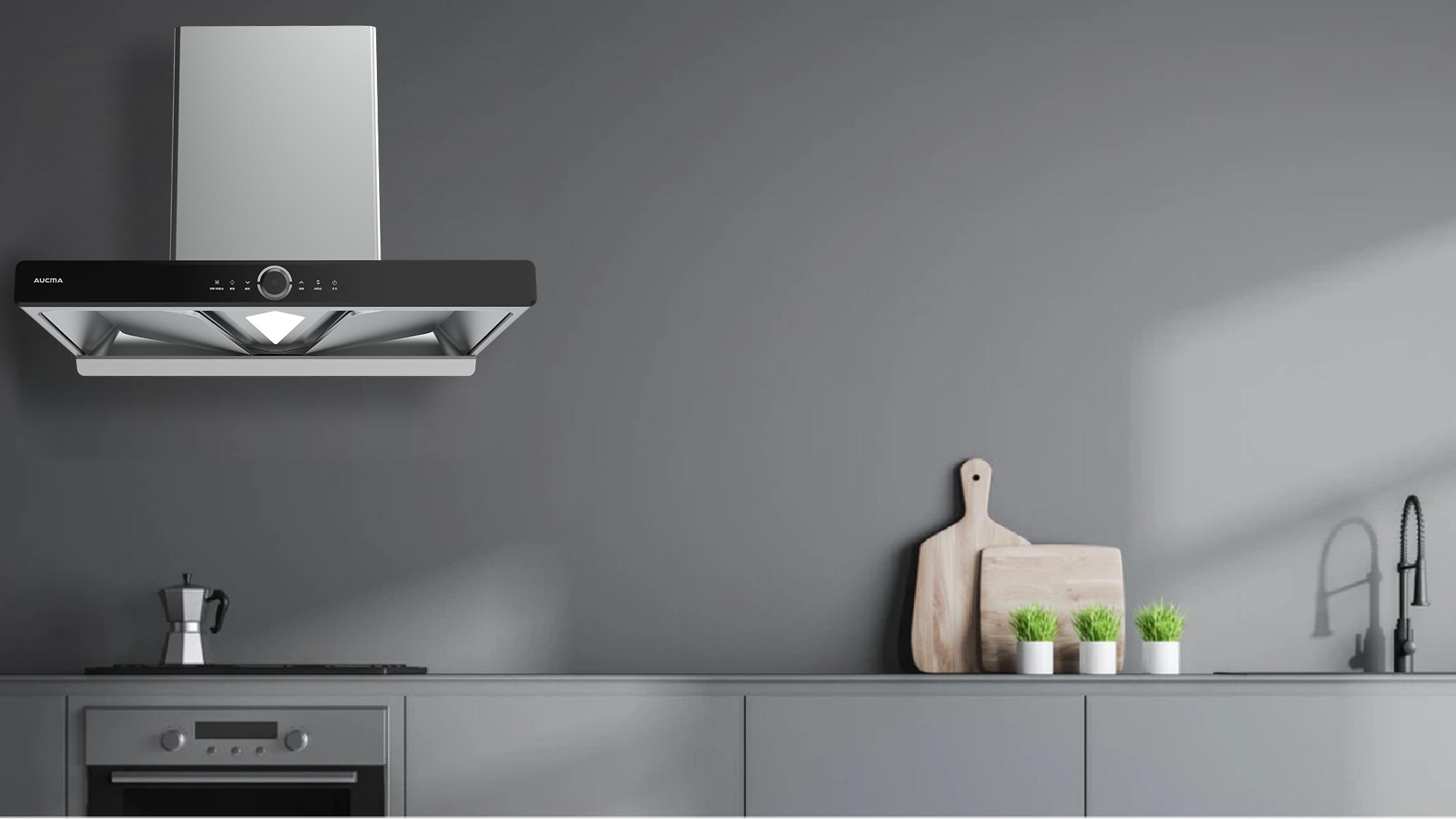 双腔大吸力油烟机挑战,不锈钢双腔吸油烟机