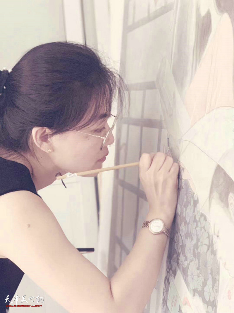 第五届中国当代工笔画大展,工笔人物画展